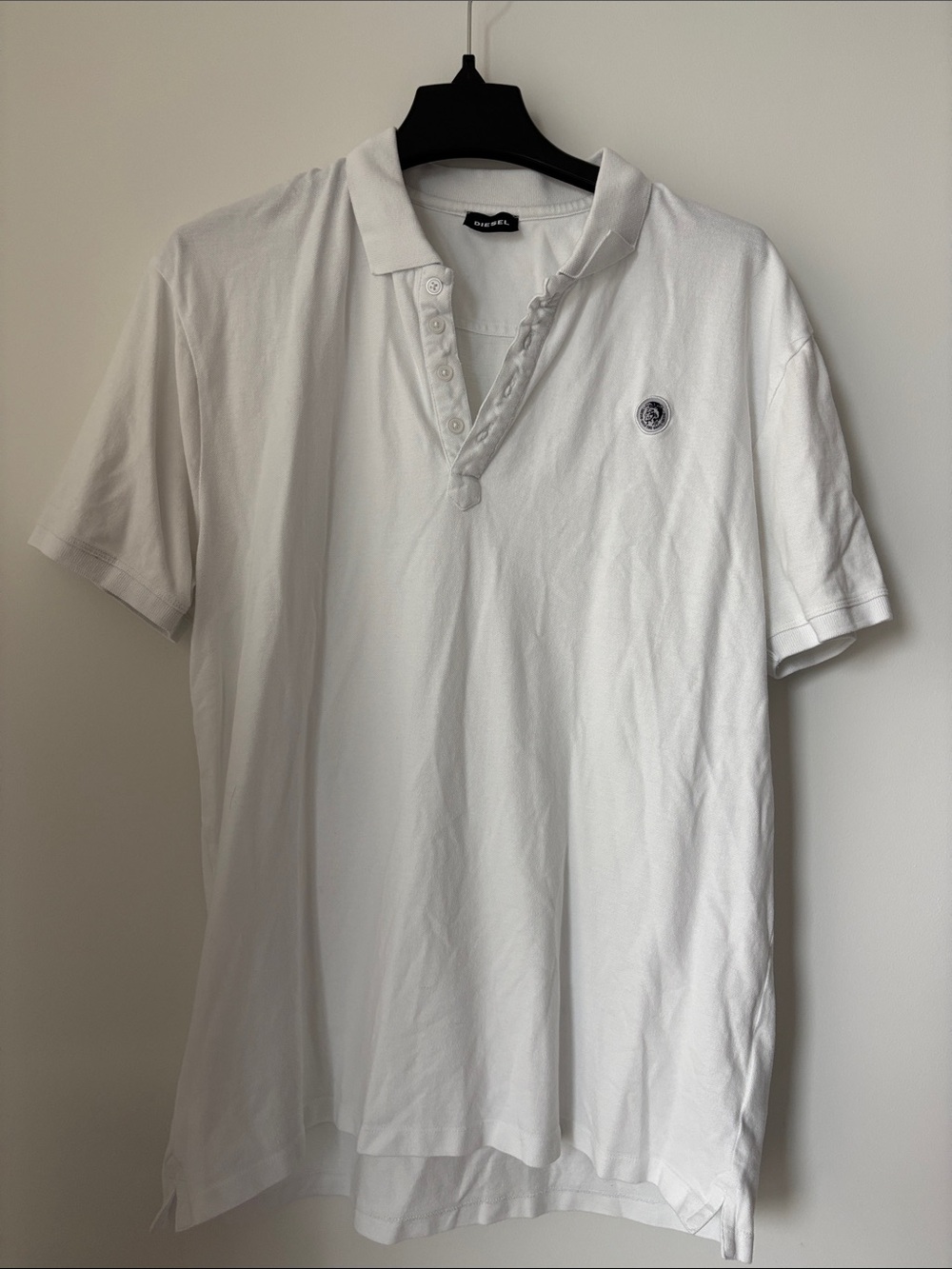 Men’s Diesel White Polo
